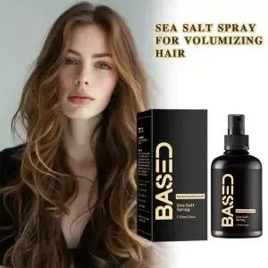 베이스드 씨 솔트 스프레이 헤어 볼륨 텍스처 170ml 산탈 샌달우드 내추럴 매트 피니쉬 스타일링 남녀공용
