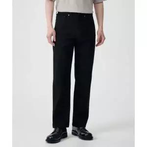 무신사스탠다드 MUSINSA STANDARD [쿨탠다드] 스트레이트 데님 팬츠 [블랙] MMCNP5Z01-BK 151424