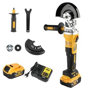 디월트 DCG405FN/NT 18V 125MM 브러시리스 플랫 헤드 앵글 그라인더 9000RPM E-클러치 산업용 절단 연마 베