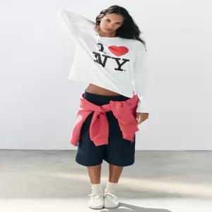 ZARA I LOVE NY 티셔츠 - 화이트 3366/100/250