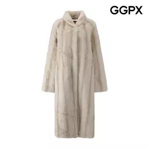 [롯데백화점]지지피엑스 빗살 패턴 페이크 퍼 코트 (GPBCT010F)