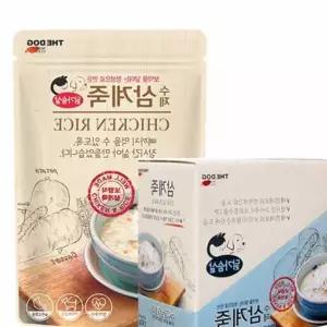 애견간식 더독 수제 삼계죽 150g 10팩 1박스 수제간식 강아지죽 반려견죽 o-7C9D2