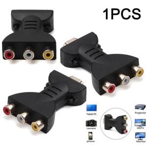 HDMI-RCA AV 복합 어댑터 컨버터 HD TV 박스용 USB 케이블 포함 1080P 오디오 비디오 AV2HDMI