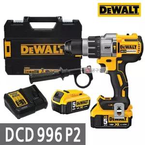 [디월트] DCD996P2 충전 햄머드릴 18V 5.0Ah BL G2 프리미엄 함마 해머 세트