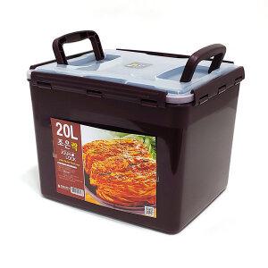 조은락 초코 대형 밀폐용기 20L 김치 보관 김치통