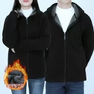 겨울작업점퍼 보아털 후드 집업 후리스 내피 방한 보온 작업복 상의 러닝 바람막이 기모 아빠 패딩 뽀글이 커플 빅사이즈