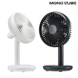 (여름가전) 모노큐브 미니 무선 선풍기 4인치 BLDC 선풍기 탁상형 소형 각도조절 MONO-4TBFC 2컬러