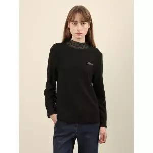 [올리비아로렌]OliviaLauren 24겨울 레이스 골지 티셔츠 VOBAL4W9111_P407358214