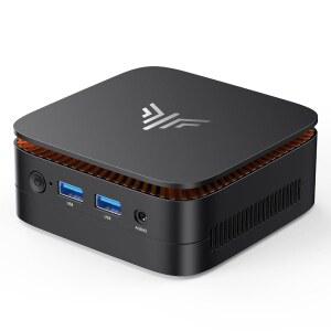 KAMRUI Essenx E1 미니 PC, 16GB DDR4 RAM 512GB M.2 SSD, 컴퓨터 트윈 레이크 N150 (비트 N100/N95, 최대 3.6GHz), 데스크탑