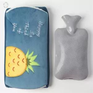 인스 인스 보온 물주머니 800ML 네이비  찜질팩 복대형핫팩