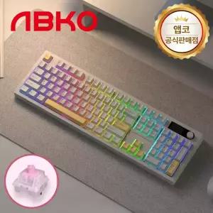앱코 ACH105 오피스워커 유무선 기계식 키보드 앨리스블루 HMX 벚꽃축