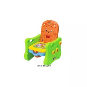 꼬마곰 멜로디 변기/소변/대변/배변/연습/훈련/의자/변기통/양변기/좌변기/간이/보조/어린이집/유아용