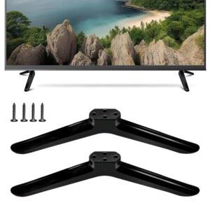 모니터받침대 거치대 스탠드 듀얼모니터받침대 TV 베이스 다리 나사 블랙 걸이 걸게 거실용 브라켓