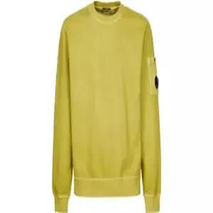CP컴퍼니 22FW 렌즈 와펜 브러시드 워싱 맨투맨 13CMSS008A 006372R 249