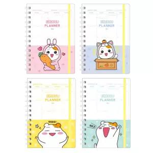 ib 아이비스 4000 에비츄 PP밴드 스케줄 플래너 약 128x186mm 80매 내외 연간 월간12개월 주간 라인노트