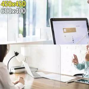 더굿샵 투명 칸막이 450x450뚫림 투명아크릴가림막