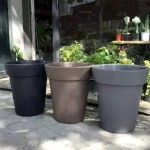 롱화분 40x45cm 대형 플라스틱 원형 화분 유니크