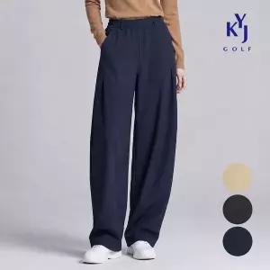 [김영주골프]봄가을 커브드 밴딩 여성 벌룬 와이드 팬츠 DQFLSL22[36139475]