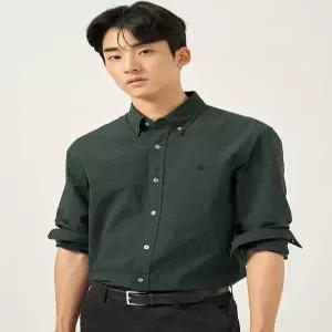 [빈폴멘]미니 옴브레 체크 셔츠  그린 (BC5864C14M)
