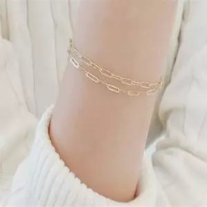 미니골드 김천점 루안 더블 체인 여자 금팔찌 14K 18K BMSM4058 MBM01918