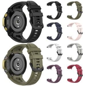 Amazfit T-Rex 2 시계 밴드 용 블루 T rex 스트랩 Smartwatch 교체 실리콘 액세서리