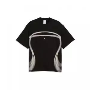 푸마 PUMA CLRT 그래픽 티 - 블랙 637163-01 172109
