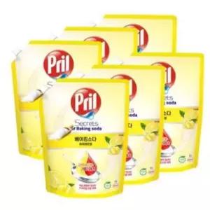 프릴 베이킹소다 퓨어레몬 1L x6개 친환경 고농축 1종 주방세제 {QHJ}