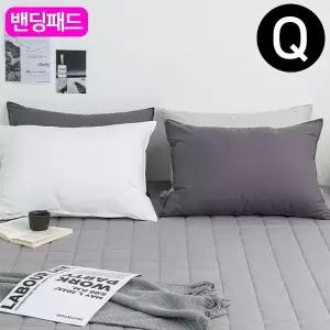 순면 밴딩 패드 퀸 Q (그레이) (카페트겸용)