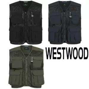 5층 웨스트우드 WESTWOOD 맨 타슬란 브이넥 낚시 베스트 (남자 봄 가을 낚시 조끼) P2/601