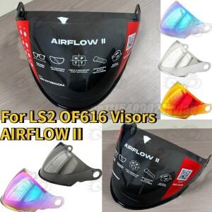LS2 OF616용 바이크 오토바이 헬멧 페이스 마스크, AIRFLOW II 컬러 렌즈용 고화질 보호 액세서리 선바이저