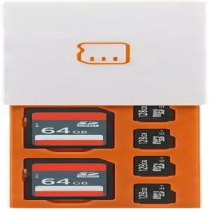 메모리 카드 케이스 홀더 2개의 SD 및 4개의 Micro TF 위한 초슬림 보관함 소니·캐논·니콘 카메라 닌텐도