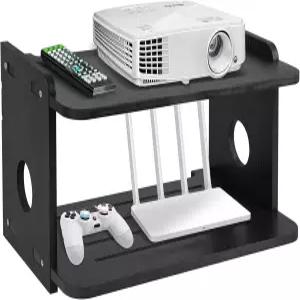 BEARUT 프로젝터 선반 벽걸이 플로팅 스탠드 랙 홀더 마운트 라우터 Xbox Series PS5 스토리지 박스 모뎀