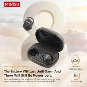 MINISO MS217 TWS 미니 수면 이어버드 블루투스 6.0 AI 번역기 134개 언어 ENC 소음 차단 초경량 인이어