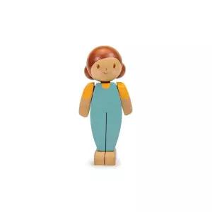 Tender Leaf Toys 부드러운 잎 장난감 - 우리는 가족입니다 카라멜 어머니 팔을 움직이는 친환경 다문화 나