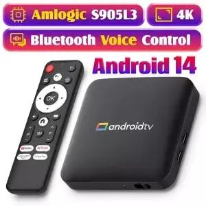 안드로이드 TV 박스 H96 Max S905L3 홈 시어터 블루투스 구글 음성 미디어 플레이어 2GB 4K 비디오 셋톱