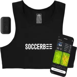 SOCCERBEE-BEE PRO 2 - 야외 스포츠용 GPS 트래커 및 조끼 30일 무료 체험 포함 구독 필요 축구 훈련 장비