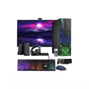 TechMagnet 리퍼제품 Techmagnet Lumos 8 게임용 데스크탑 PC Intel Core i7 8세대 16GB RAM 2TB HDD GT 10