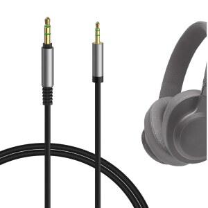 GEEKRIA 오디오 케이블은 JBL 770NC / 760NC LIVE 660NC 500BT SYNCHROS S700 S500 E50BT 헤드폰과 호환되며 2.5MM에서 3.5MM로 교체 가능한 스테레오 케이블(4피트 1.2M)입니다