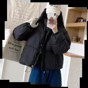 경량크롭패딩 따뜻한 겨울용 여성용 경량 점퍼 라이트 크롭 스타일 코디 아이템2