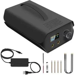 Spot 용접기 Docreate Farad 커패시터 휴대용 미니 3000F LCD 화면 120단계 조절 18650 배터리 에너지 저장