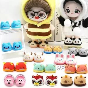 인형 신발 20cm 면화 슬리퍼 캐주얼 샌들 액세서리 DIY labubu ropa Gift