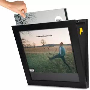 12x12인치 크기의 DORNELIA 나무 비닐 레코드 디스플레이 프레임 앞면 개방형 보관 앨범 The Wall용 홀더