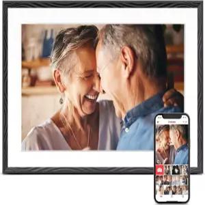Frameo 디지털 액자 10.1 포토 프레임 WiFi 32GB 1280*800 HD 터치 스크린 벽걸이 사진 및 동영상 공유