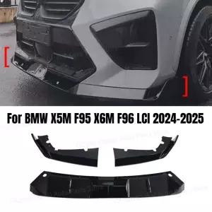 BMW X5M F95 X6M F96 LCI 24-25 프론트 범퍼 립 스플리터 튜닝 호환