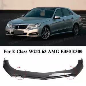 E클래스 W212 63 AMG E350 E300 프론트 범퍼 립 스포일러 바디 키트 호환