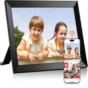 32GB Frameo 10.1인치 디지털 사진 액자 1280x800 HD IPS 터치 스크린 스마트 WiFi 자동 회전 벽걸이