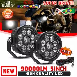 CO LIGHT 오토바이 5인치 LED 주행 작업등 DRL 스포트라이트 12V 24V