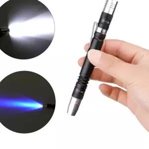 2IN1 XPE 화이트라이트 UV라이트 S2 LED 펜라이트 손전등 야간독서 아웃도어 DAE34