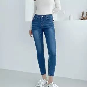 데일리룩 여성 스판 스키니진 빅사이즈 스키니 청바지 슬림 팬츠