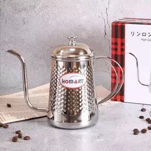 엠보싱 홈아트 드립포트 700ml 스텐 커피 주전자 핸드 드립 포트 차 커피 티